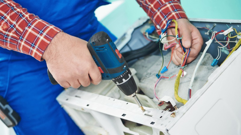 Kartepe Grundig Grundig çamaşır makinesi kart tamiri – Su almama arızası orijinal parça ile giderildi. - Teknik servis örneği